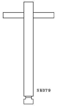 T-shape 'captive' key - Image 3