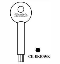 Chubb window keys - 2 - supplied as a pair